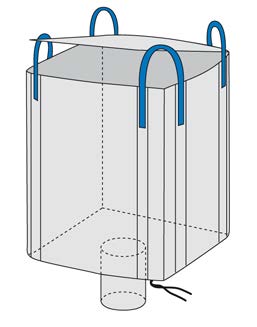 Kapaklı tahliye ağzına sahip açık üst